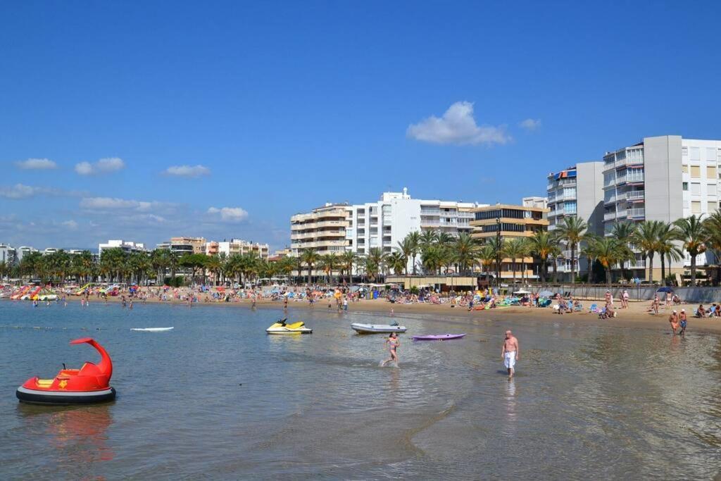 Bonito Apartamento Con Piscina Salou Esterno foto