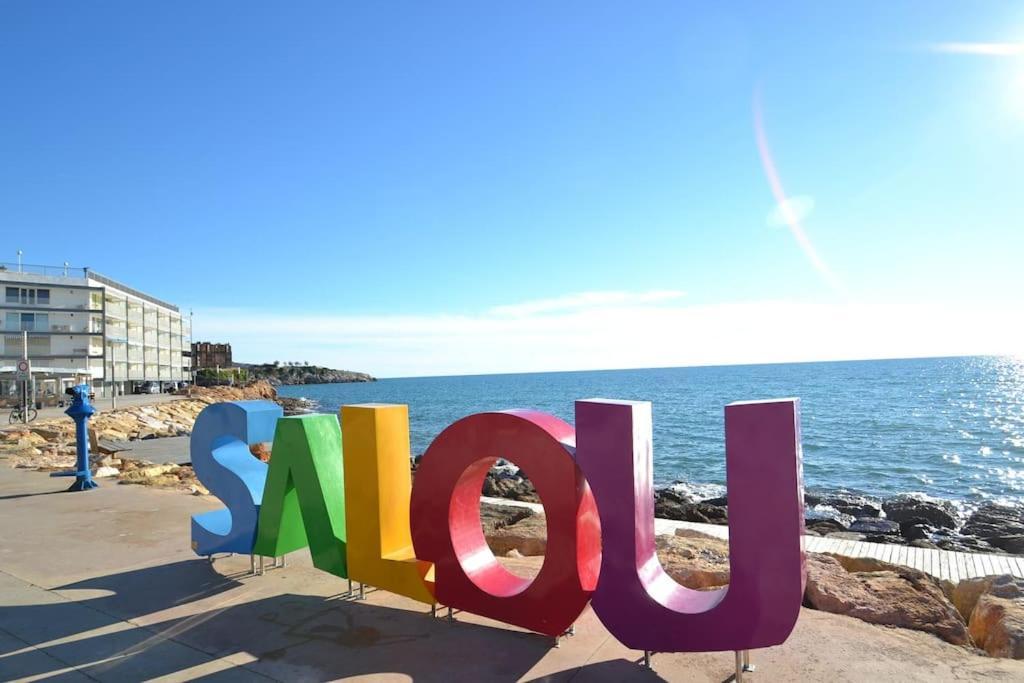 Bonito Apartamento Con Piscina Salou Esterno foto